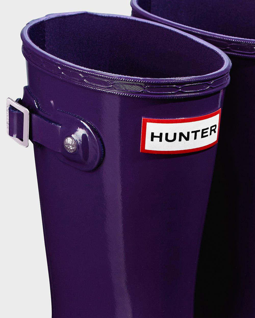 Gummistövlar Barn - Hunter Original Stora Gloss - Blå Lila - 715839-NYD